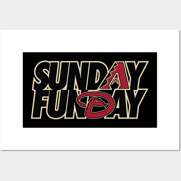 Sunday Funday with Dbacks 5 Wall Art by LunaGFXD